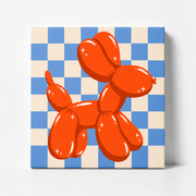 Orange Balloon Dog Bedazzle Kit